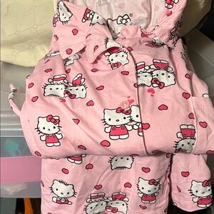 Hello Kitty Pink Heart Pajama Set